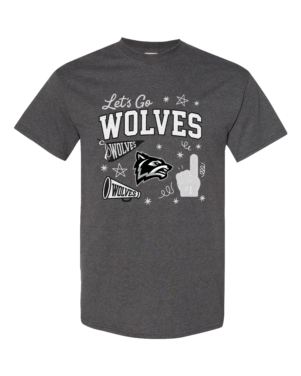 Let's Go Wolves Tee