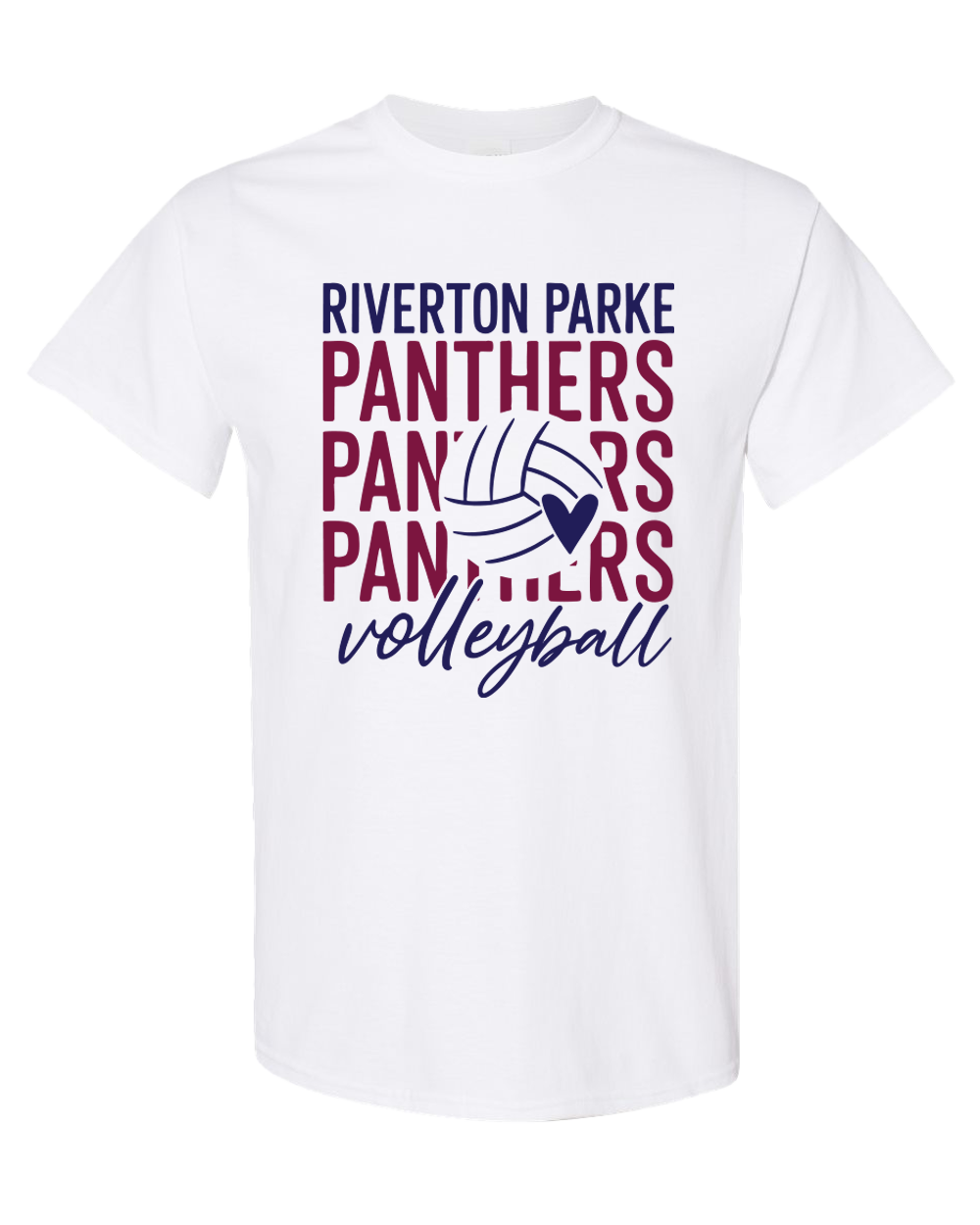 Riverton Parke Panthers Volleyball T-Shirt