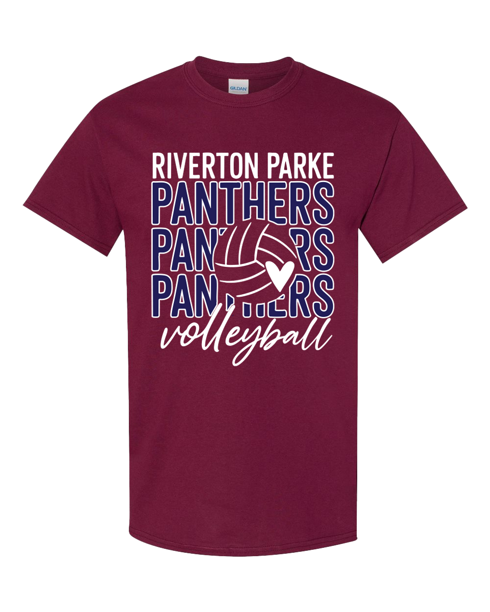 Riverton Parke Panthers Volleyball T-Shirt