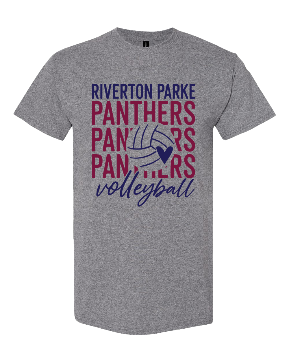 Riverton Parke Panthers Volleyball T-Shirt