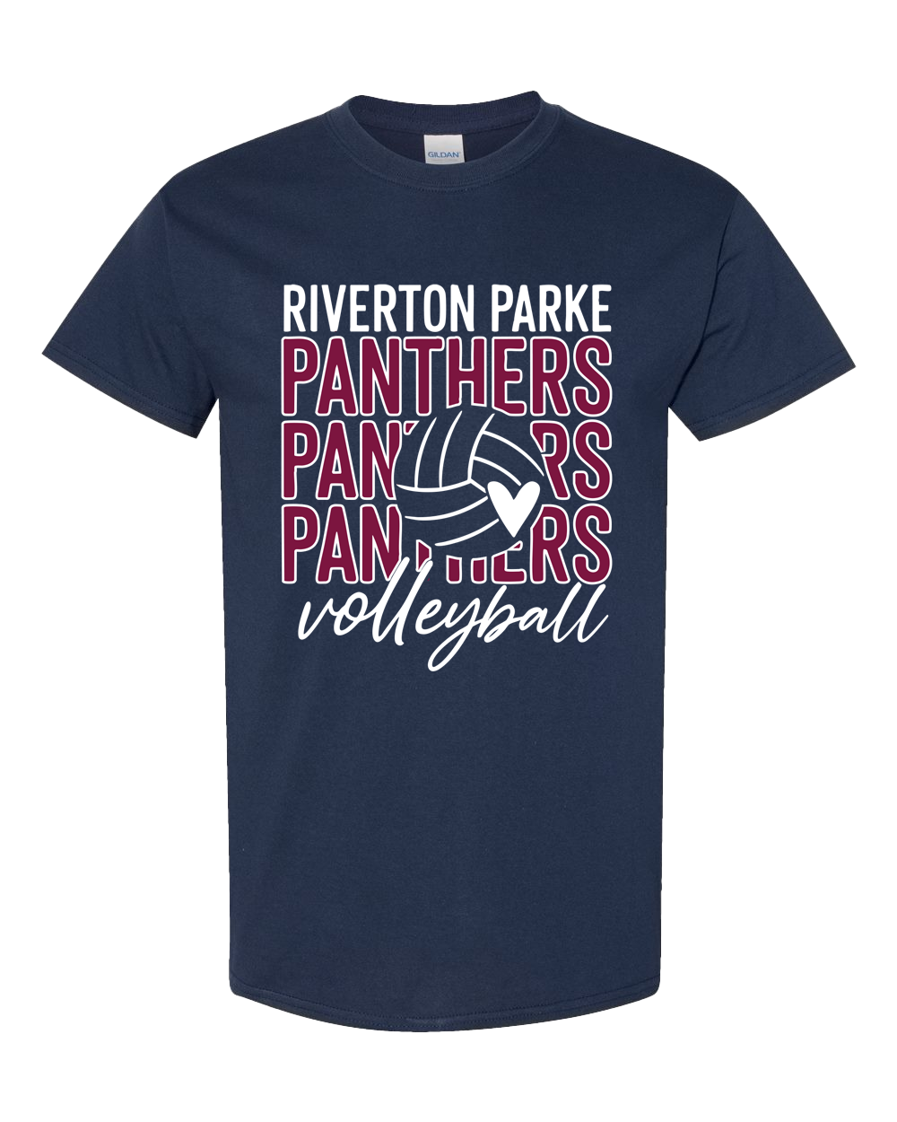 Riverton Parke Panthers Volleyball T-Shirt