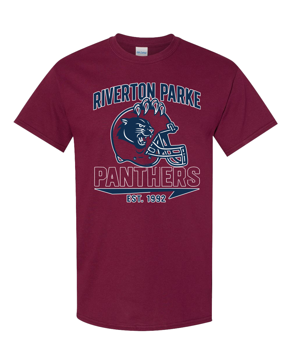 Riverton Parke Football Helmet T-Shirt