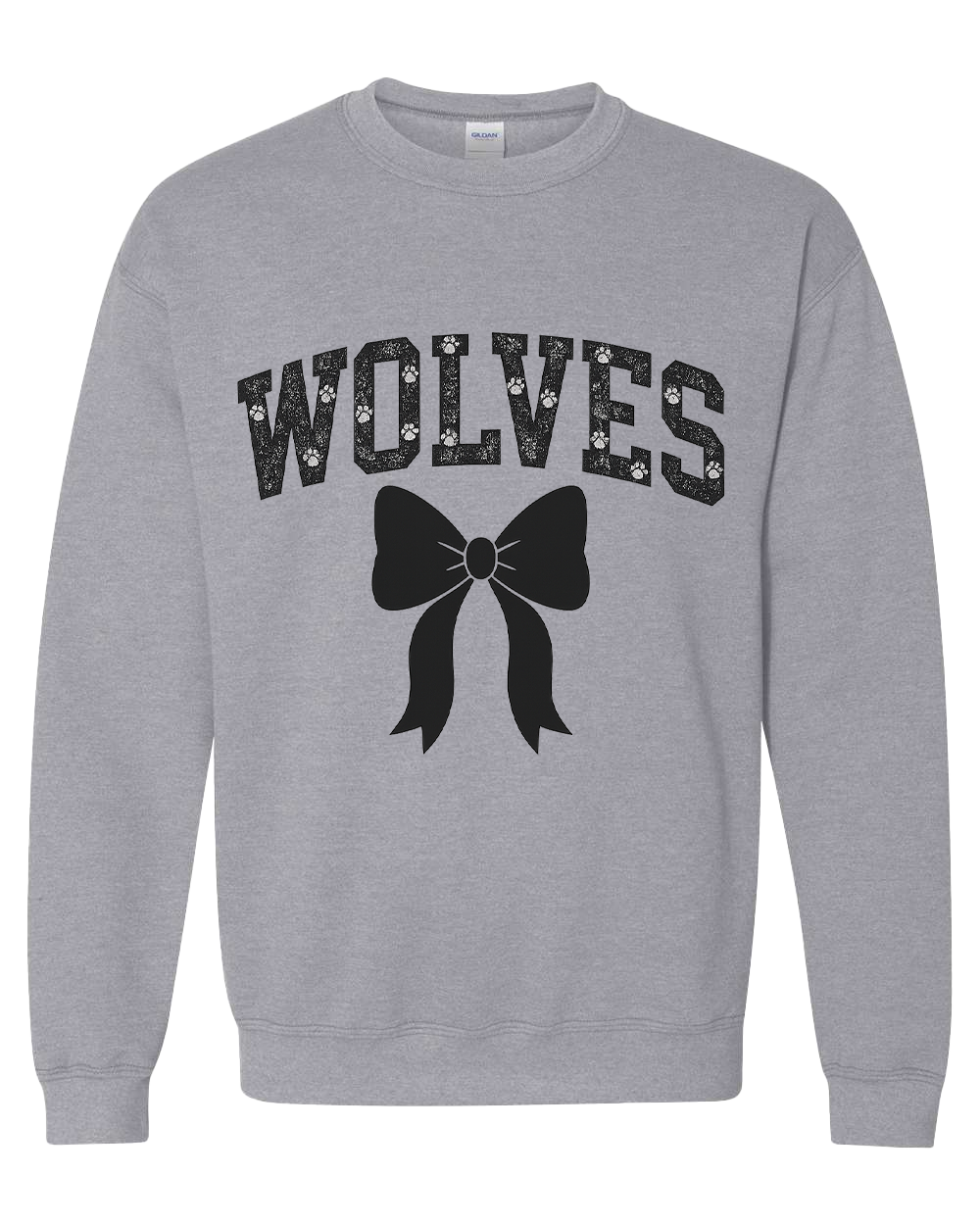 Wolves Bow Crew Neck